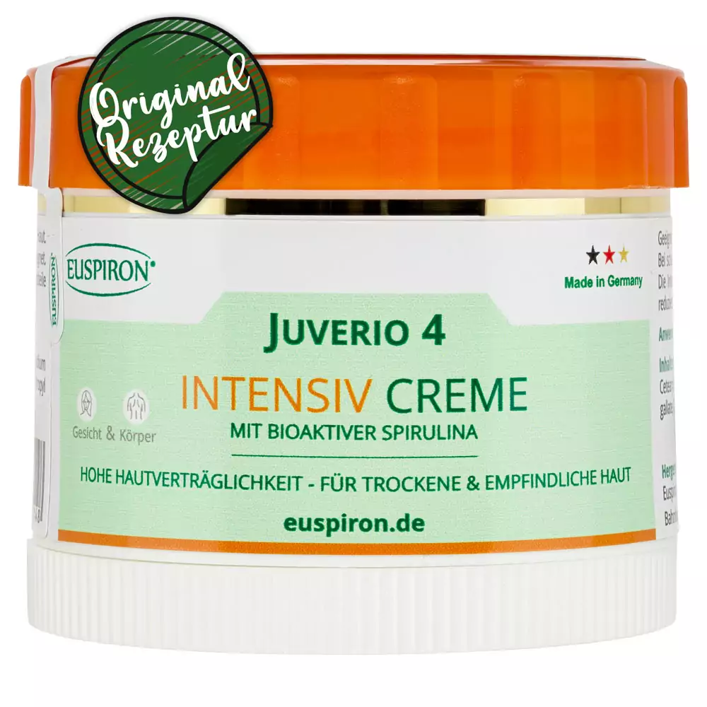 Juverio 4 - Intensiv Creme mit 4% Spirulina (50 ml)