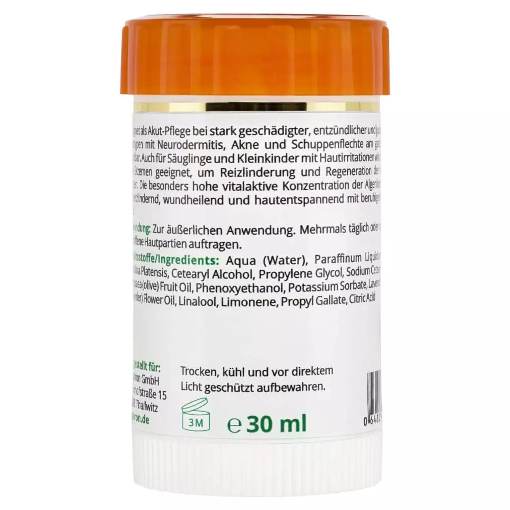 Juverio 8 - Therapie Creme mit 8% Spirulina (30 ml) 5