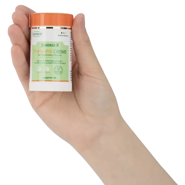 Juverio 8 – Therapie Creme mit 8% Spirulina (30 ml)