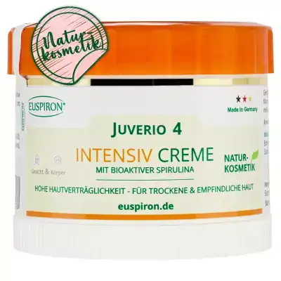 Juverio 4 Naturkosmetik - Intensiv Creme mit 4% Spirulina (50 ml) 5