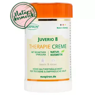 Juverio 8 Naturkosmetik - Therapie Creme mit 8% Spirulina (30 ml) 6
