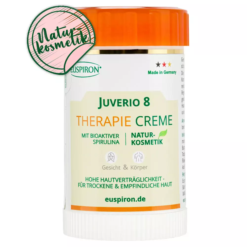 Juverio 8 - Therapie Creme mit 8% Spirulina (30 ml)